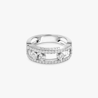 [Stars Jewelry] Move Gold Diamond Pave_ Ring