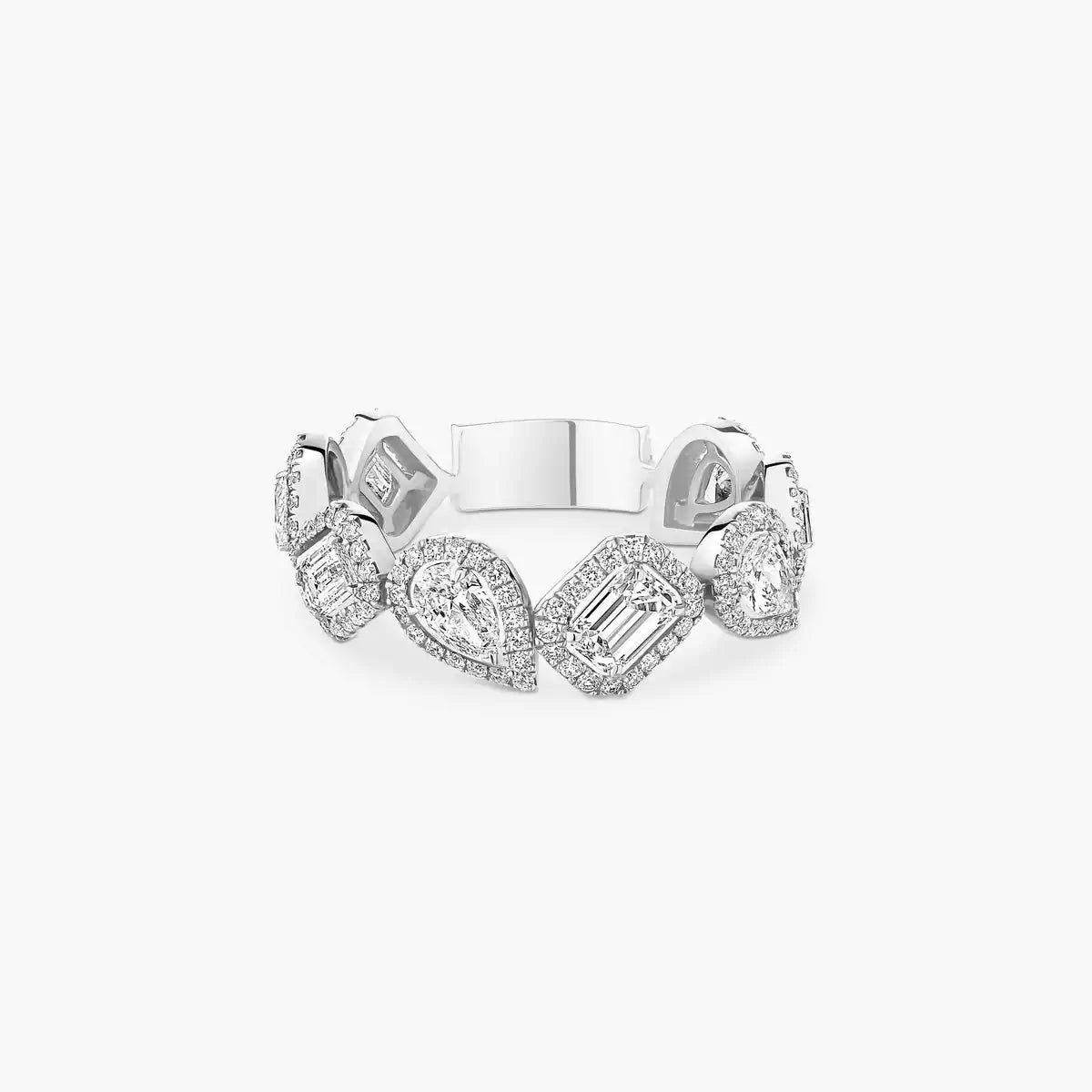 [Stars Jewelry]Diamond Wedding Ring My Twin