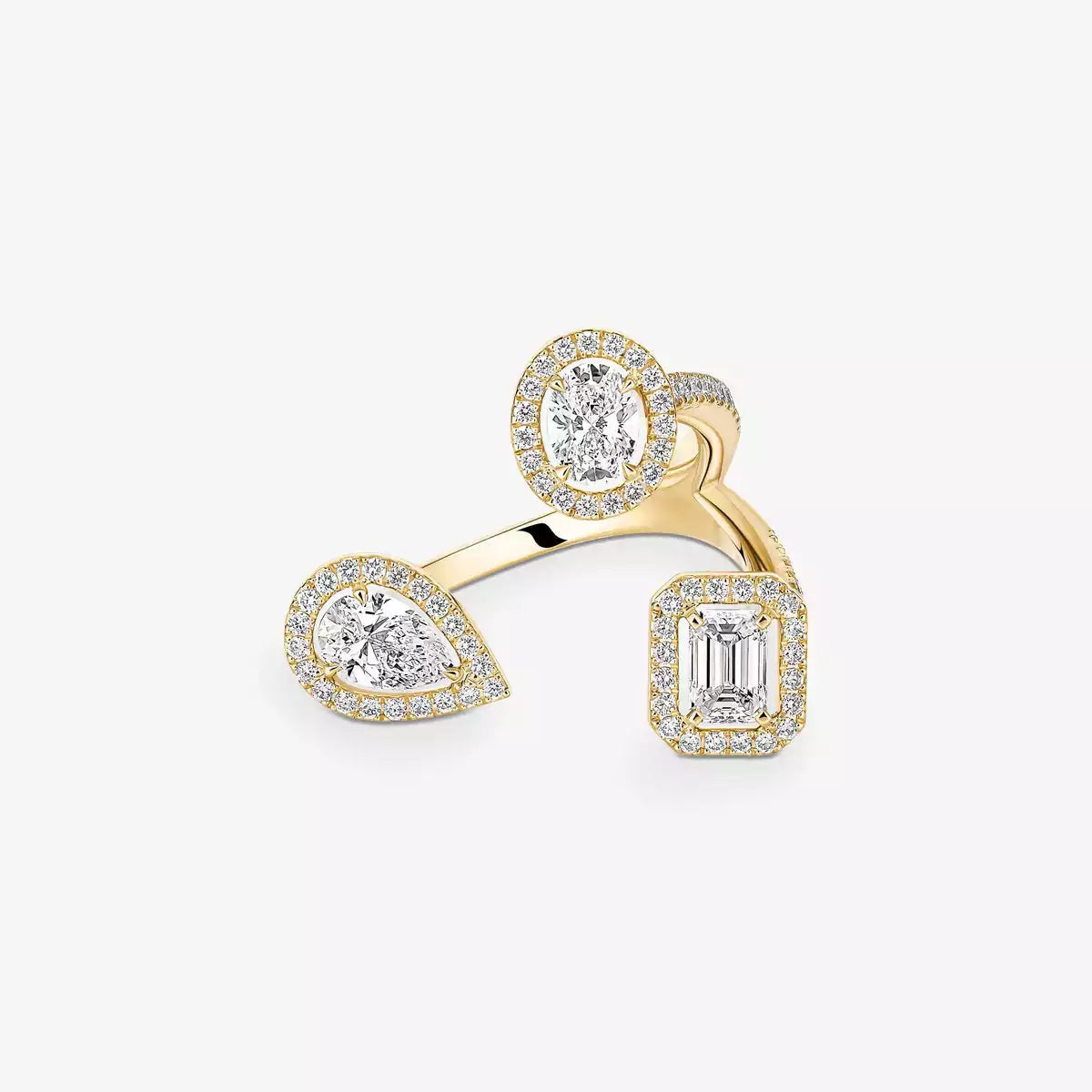 [Stars Jewelry] Diamond Ring 0,25ct My Twin Trilogy