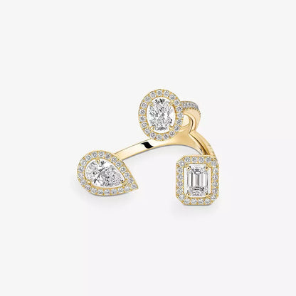 [Stars Jewelry] Diamond Ring 0,25ct My Twin Trilogy