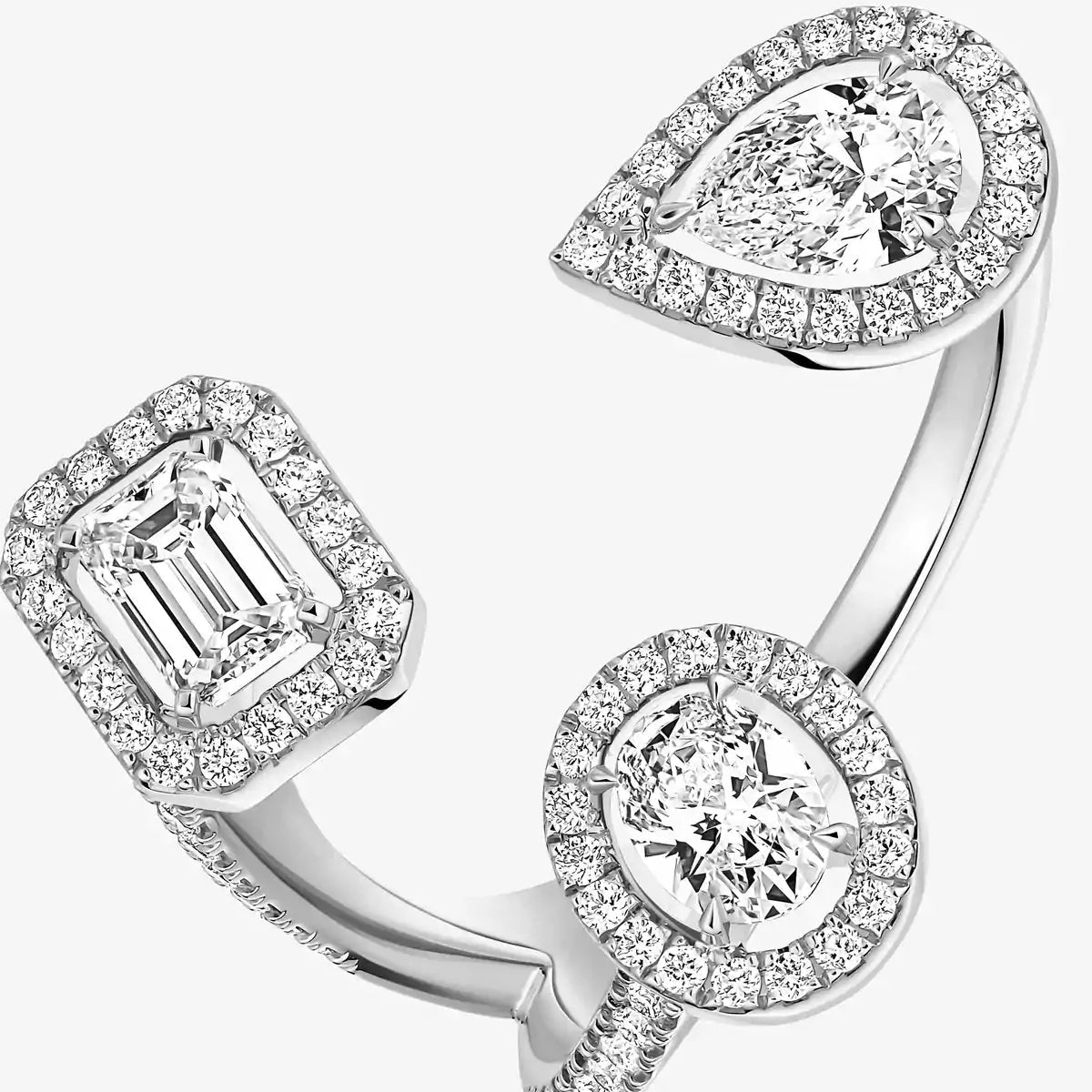 [Stars Jewelry] Diamond Ring 0,25ct My Twin Trilogy