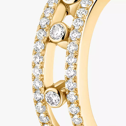 [Stars Jewelry]Diamond Pave_ Hoop Earrings Move