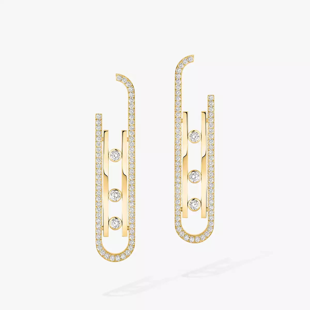 [Stars Jewelry]Diamond Pendant Earrings Move 10Th