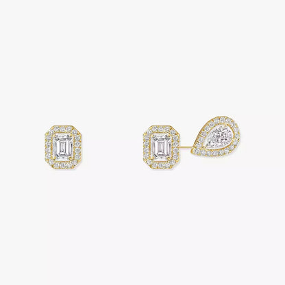 [Stars Jewelry]Diamond Earrings 0,10ct My Twin 1+2