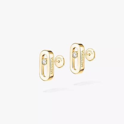[Stars Jewelry]Move Uno Diamond Stud Earrings