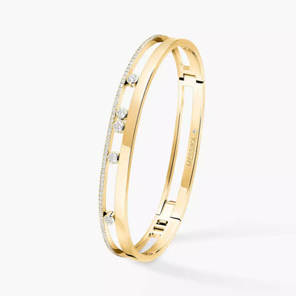 [Stars Jewelry]Move Romane Diamond Bangle Bracelet