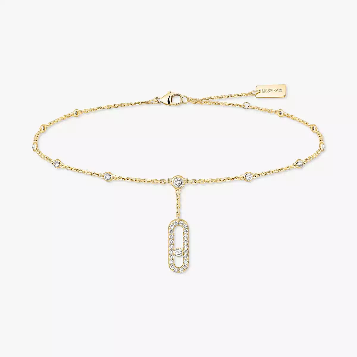 [Stars Jewelry] Move Uno pavé ankle bracelet
