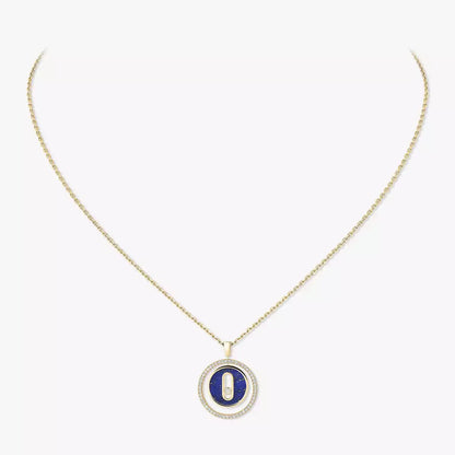 [Stars Jewelry]Lucky Move Diamond Necklace in Rose Gold and White Mother-of-Pearl