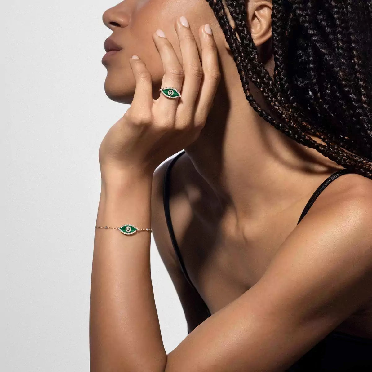 [Stars Jewelry]Lucky Eye Diamond Bracelet
