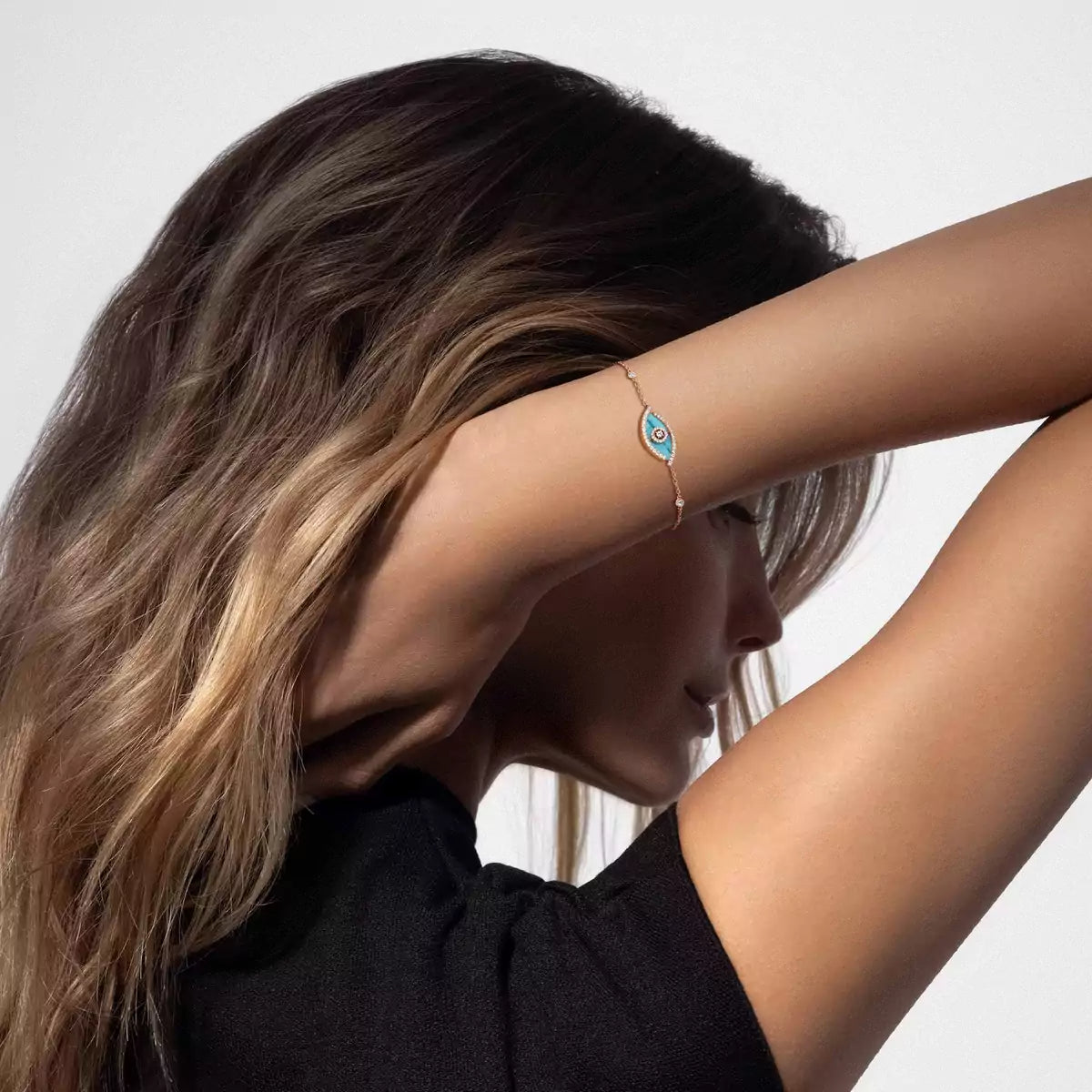 [Stars Jewelry]Lucky Eye Diamond Bracelet