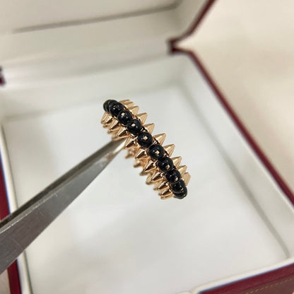 [Stars Jewelry]BLACK BEAD STUD RING