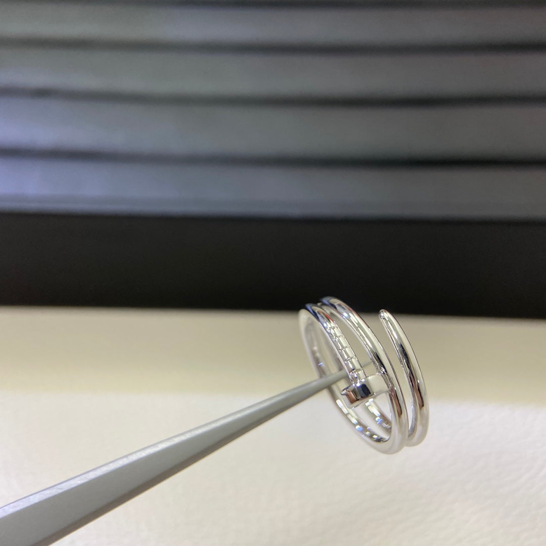 [Stars Jewelry]SMOOTH THREE-BAND NAIL RING
