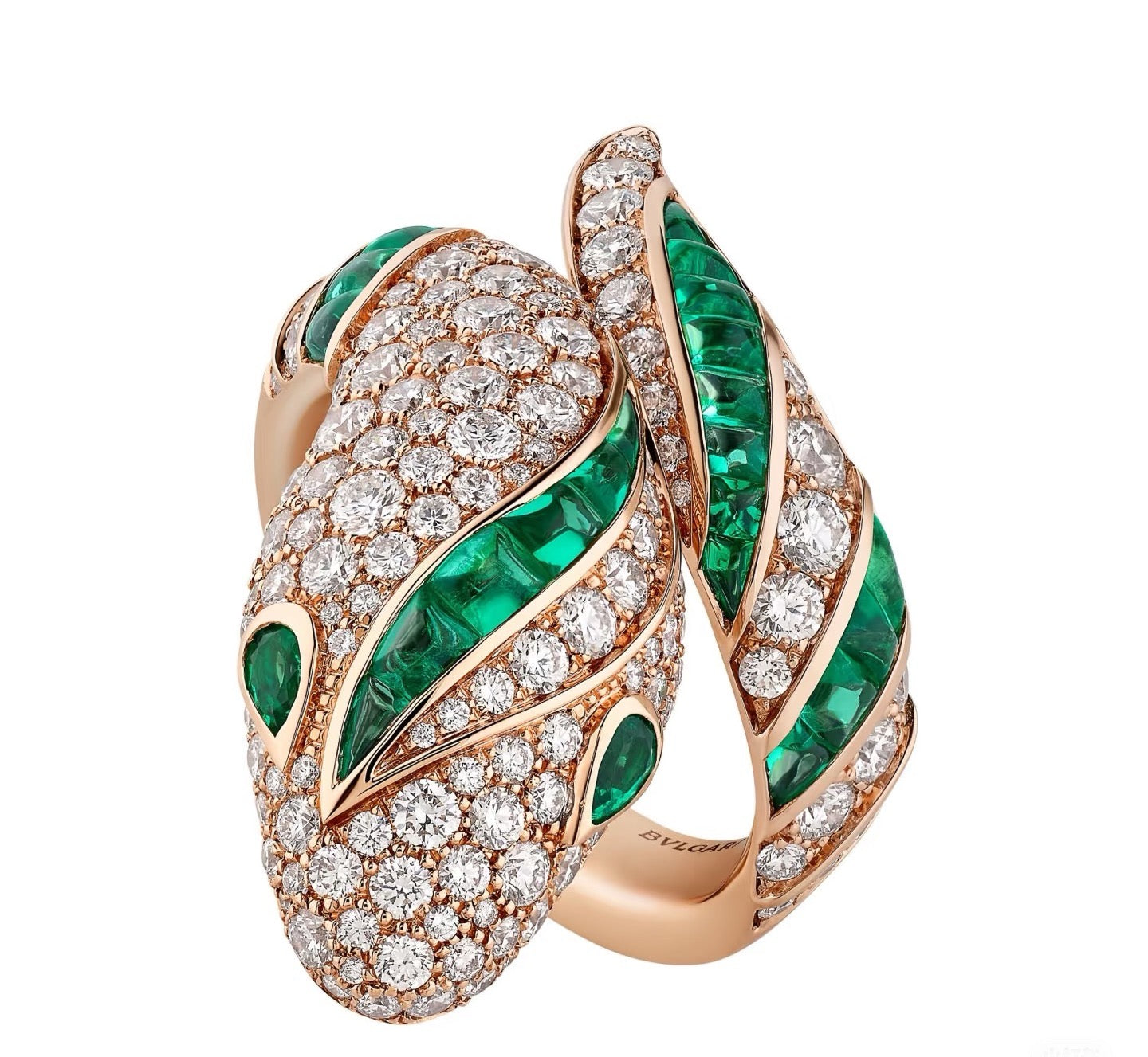 [Stars Jewelry]BRAND NEW LUXURY GREEN SNAKE RING