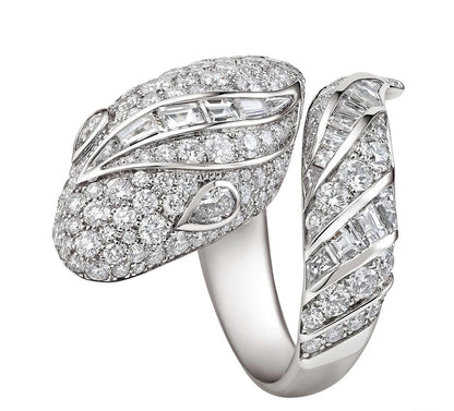 [Stars Jewelry]BRAND NEW LUXURY SILVER SNAKE RING