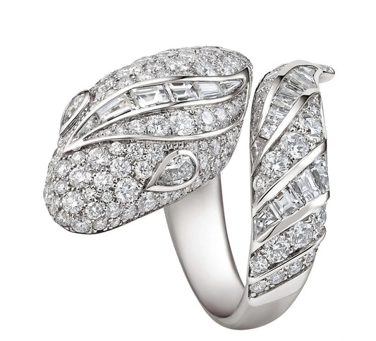 [Stars Jewelry]BRAND NEW LUXURY SILVER SNAKE RING