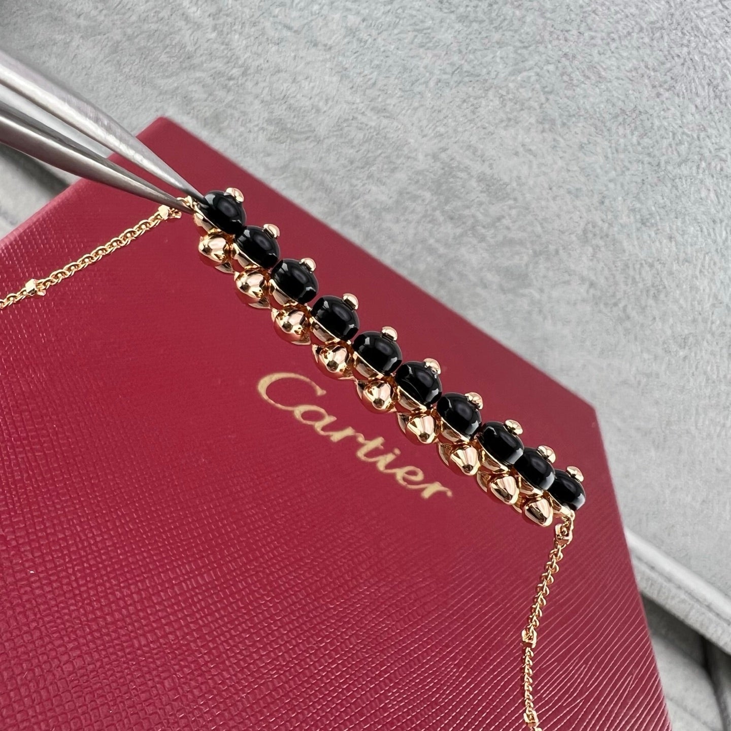 [Stars Jewelry]NEW STUD COLORED GEM PENDANT NECKLACE