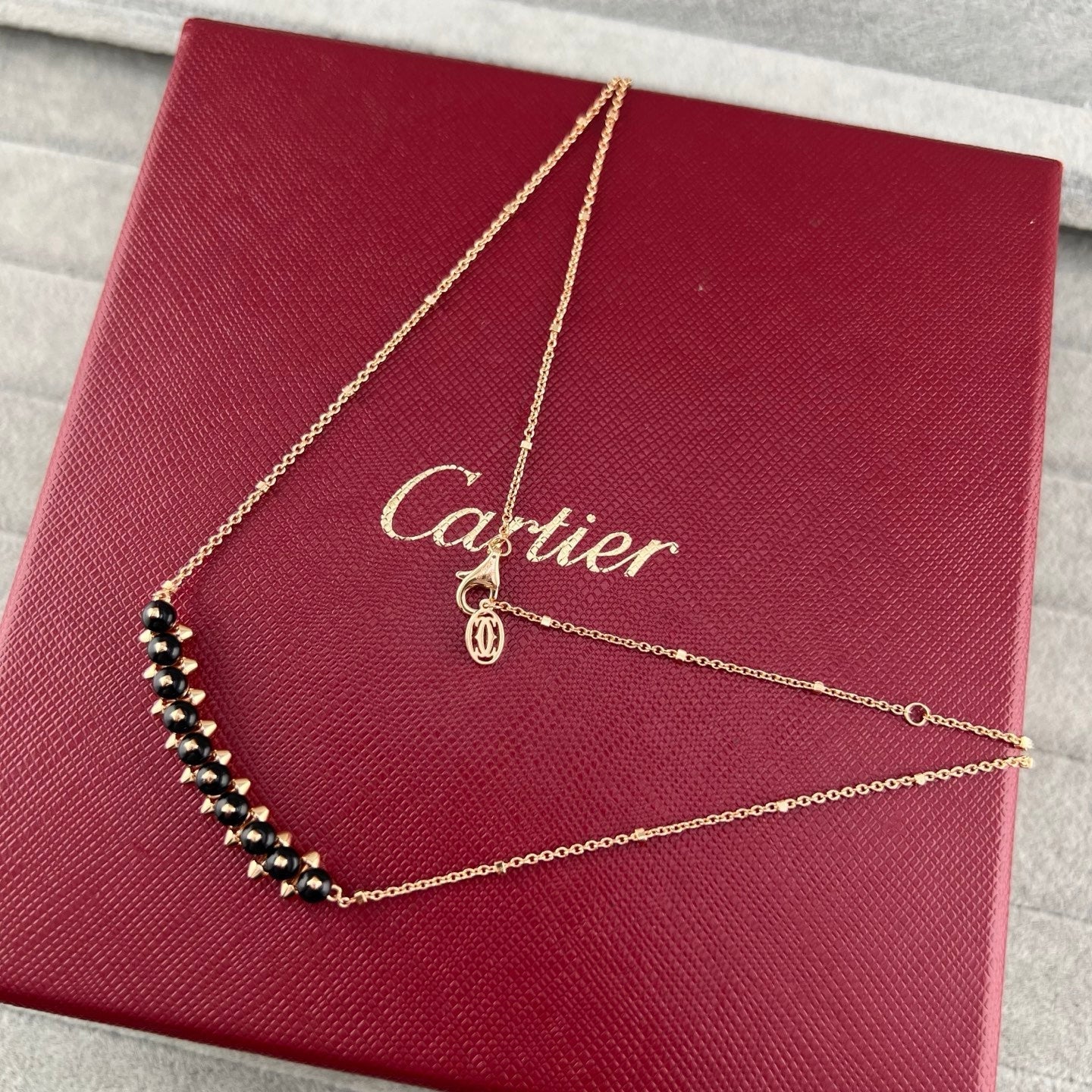 [Stars Jewelry]NEW STUD COLORED GEM PENDANT NECKLACE