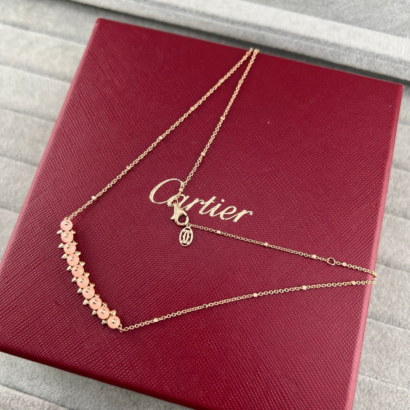 [Stars Jewelry]NEW STUD COLORED GEM PENDANT NECKLACE
