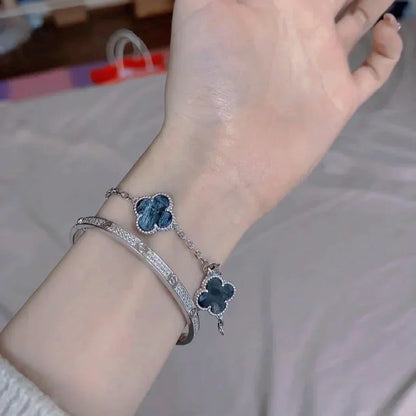 [Stars Jewelry]CLOVER 5 MOTIF PIETERSITE BRACELET COLLECTION