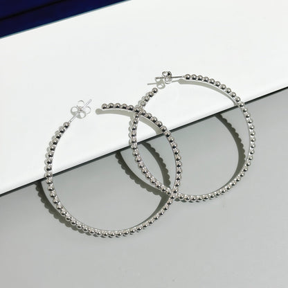 [Stars Jewelry] SMOOTH BEAD STUD EARRINGS