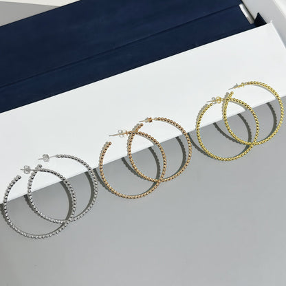 [Stars Jewelry] SMOOTH BEAD STUD EARRINGS