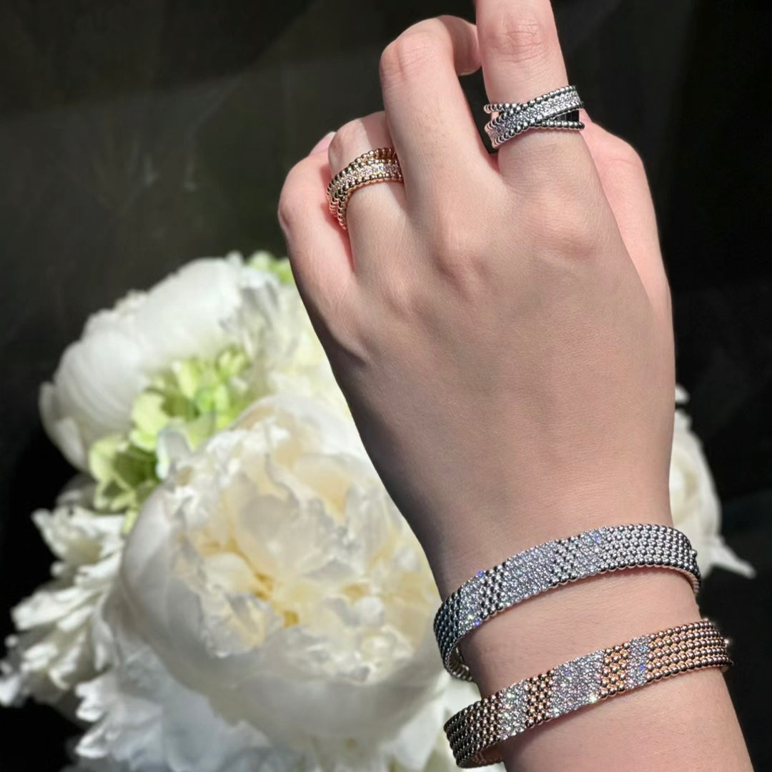 [Stars Jewelry]  FIVE-ROW DIAMOND BRACELET