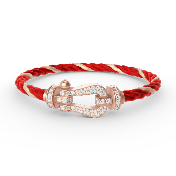 [Stars Jewelry]FORCE LARGE HORSESHOE FULL DIAMOND BRACELET ROSE GOLD
