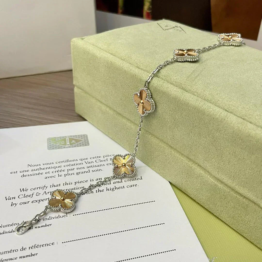 [Stars Jewelry] CLOVER 5 MOTIF LASER BRACELET COLLECTION