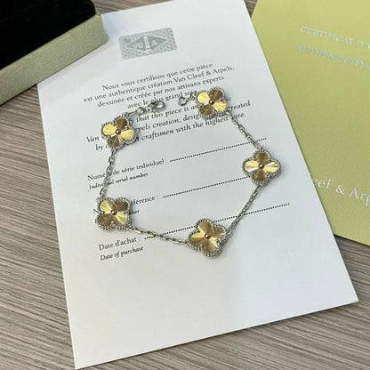 [Stars Jewelry] CLOVER 5 MOTIF LASER BRACELET COLLECTION