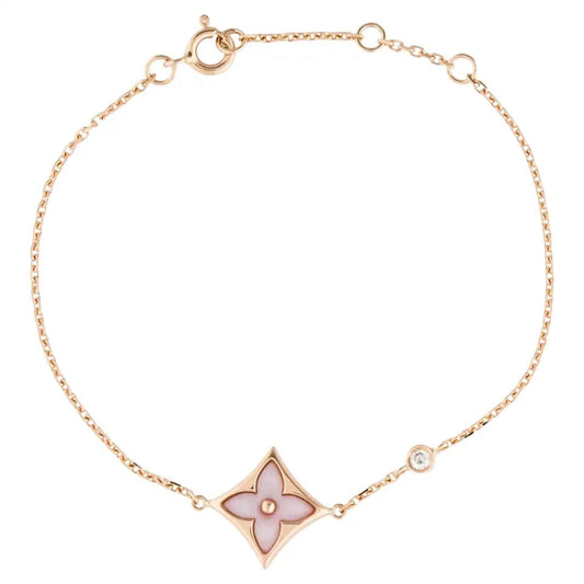[Stars Jewelry]STAR 1 DIAMOND PINK GOLD BRACELET