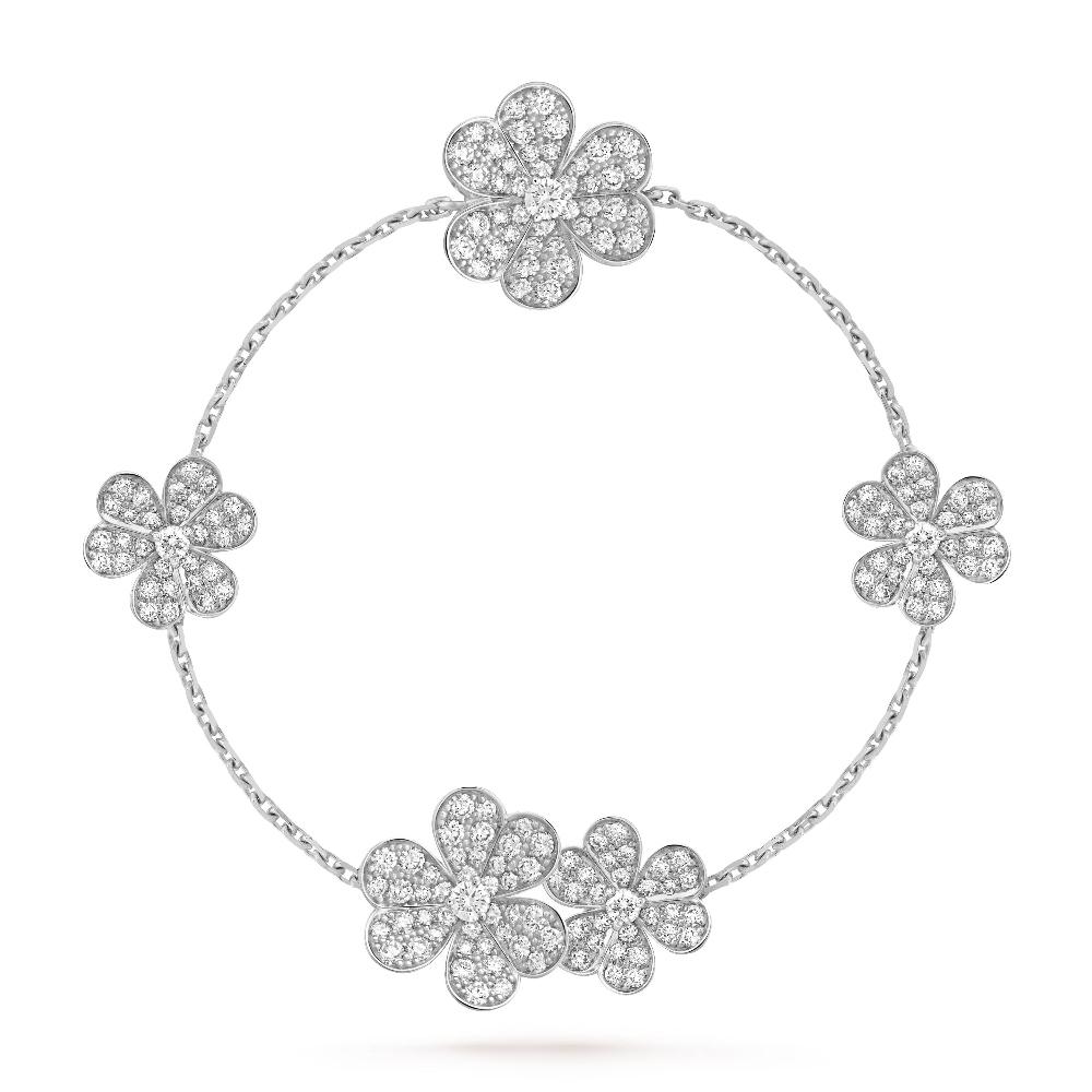 [Stars Jewelry]FRIVOLE SILVER 5 FLOWERS BRACELET