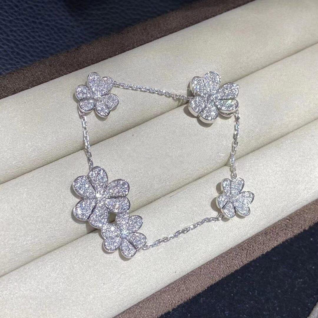 [Stars Jewelry]FRIVOLE SILVER 5 FLOWERS BRACELET