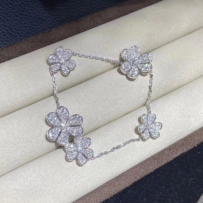 [Stars Jewelry]FRIVOLE SILVER 5 FLOWERS BRACELET