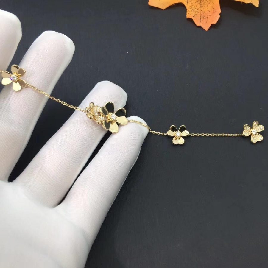 [Stars Jewelry]FRIVOLE GOLD 5 FLOWERS BRACELET