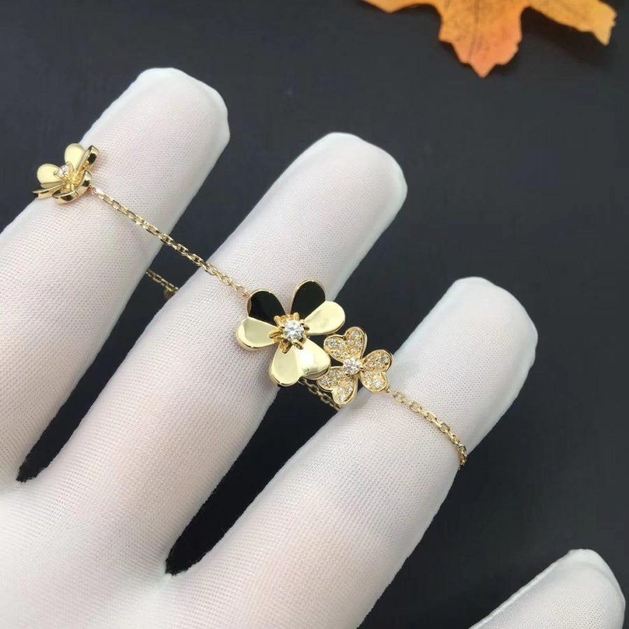 [Stars Jewelry]FRIVOLE GOLD 5 FLOWERS BRACELET
