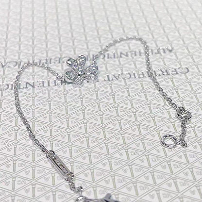 [Stars Jewelry]FRIVOLE SILVER FLOWER DIAMOND BRACELET