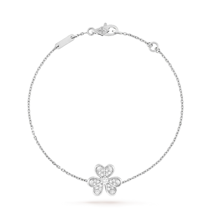 [Stars Jewelry]FRIVOLE SILVER FLOWER DIAMOND BRACELET