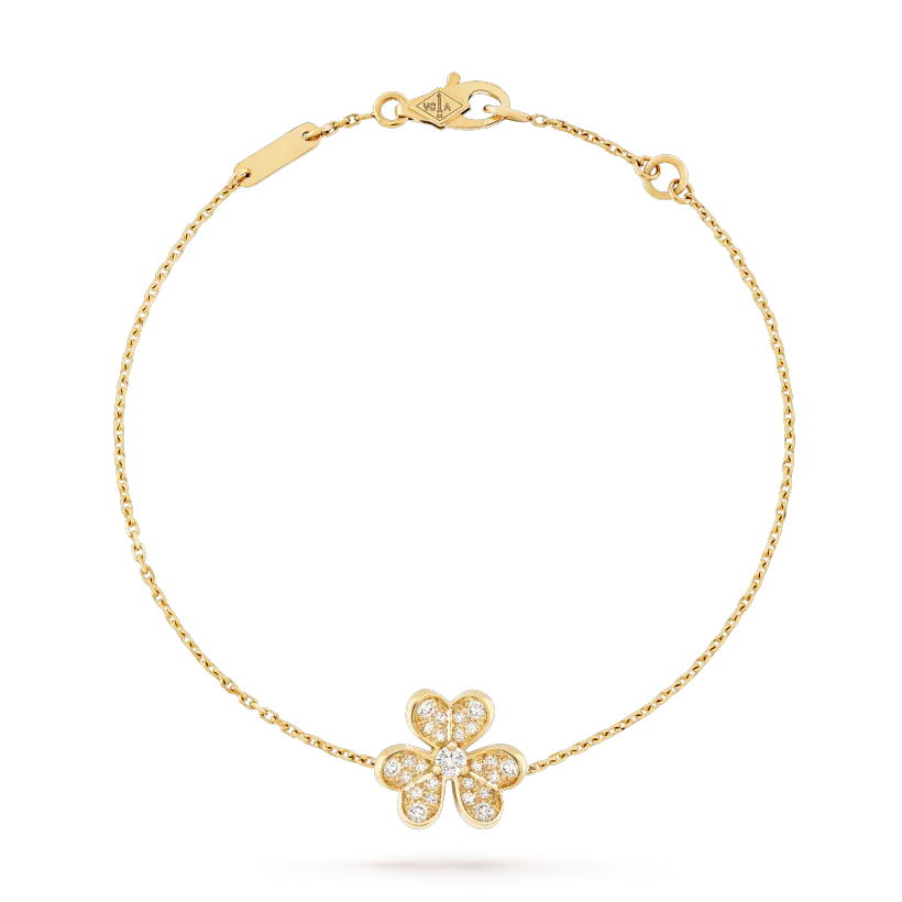 [Stars Jewelry]FRIVOLE GOLD FLOWER DIAMOND BRACELET