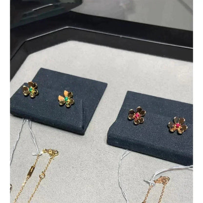 [Stars Jewelry]FRIVOLE  FLOWER PINK EARRINGS