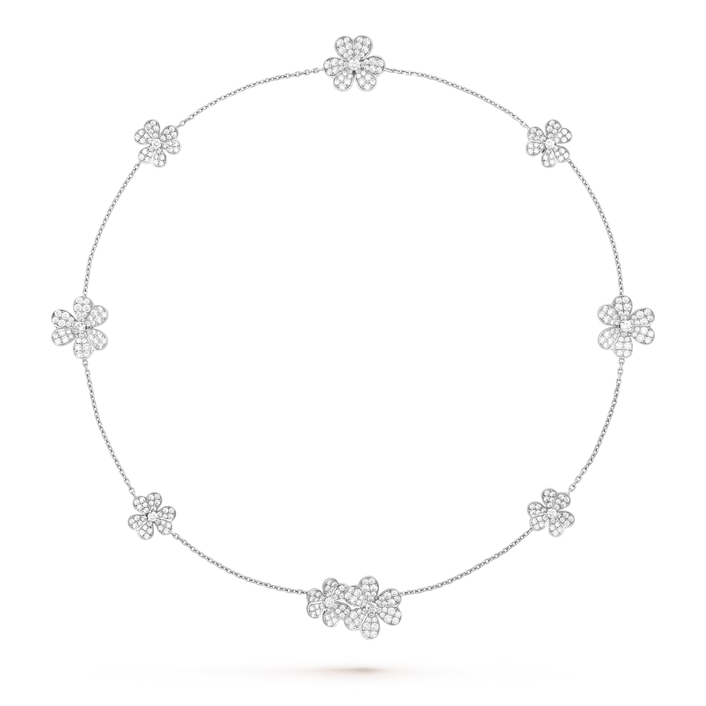 [Stars Jewelry]FRIVOLE SILVER 9 FLOWERS NECKLACE