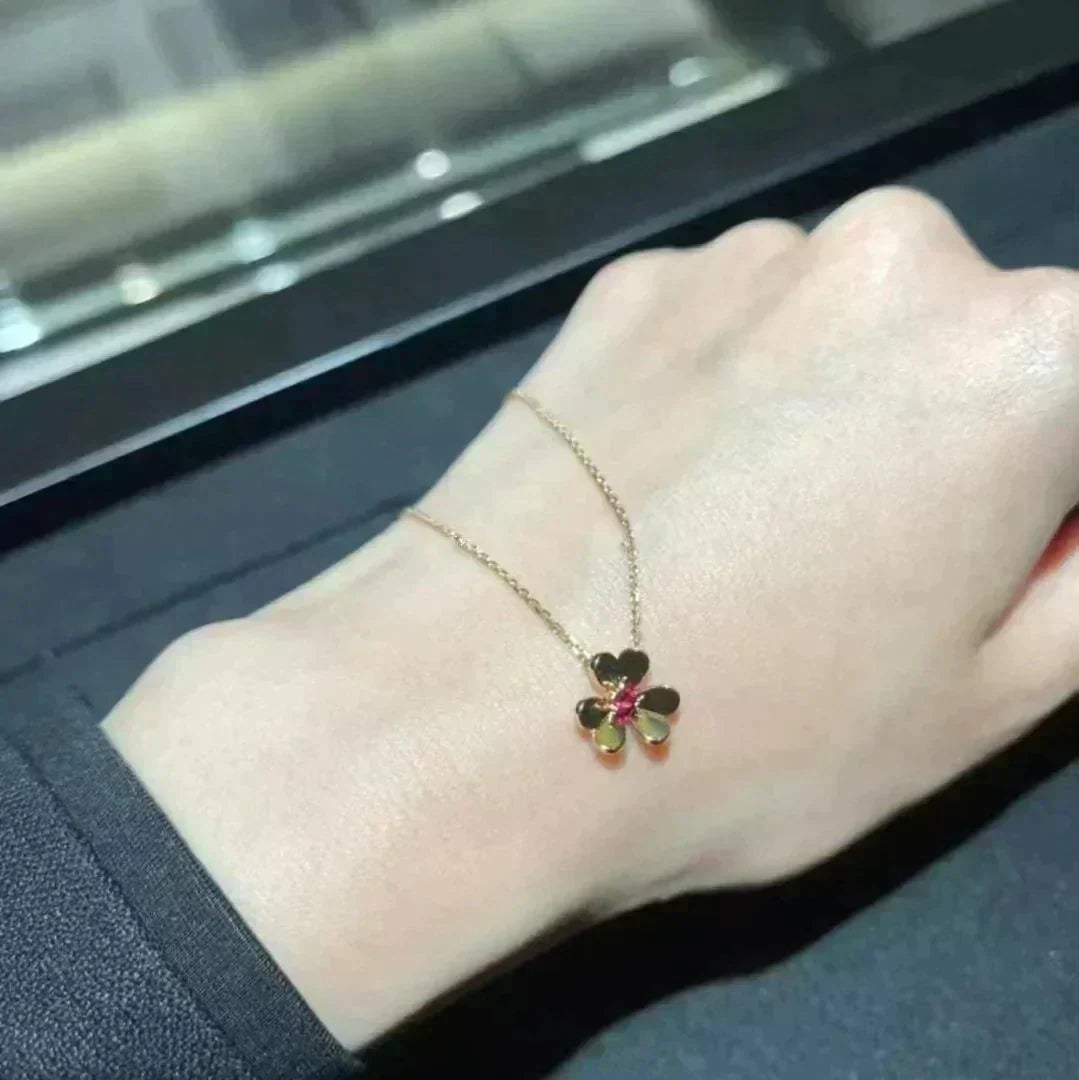 [Stars Jewelry]FRIVOLE GOLD FLOWER NECKLACE
