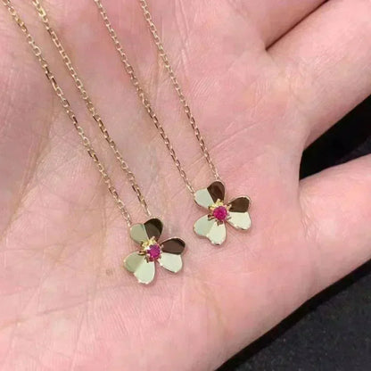 [Stars Jewelry]FRIVOLE GOLD FLOWER NECKLACE