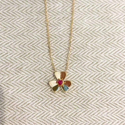 [Stars Jewelry]FRIVOLE GOLD FLOWER NECKLACE