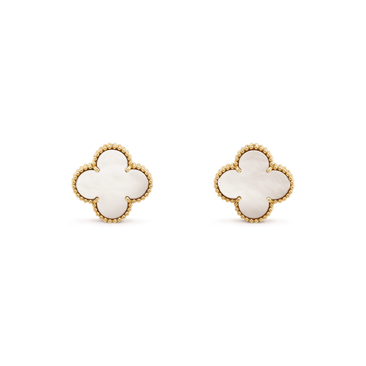 [Stars Jewelry]CLOVER MINI GOLD EARRINGS