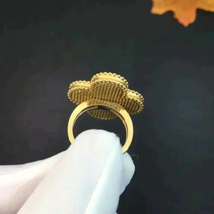 [Stars Jewelry]CLOVER MALACHITE RING