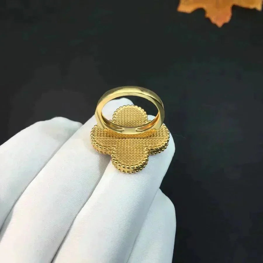 [Stars Jewelry]CLOVER MALACHITE RING