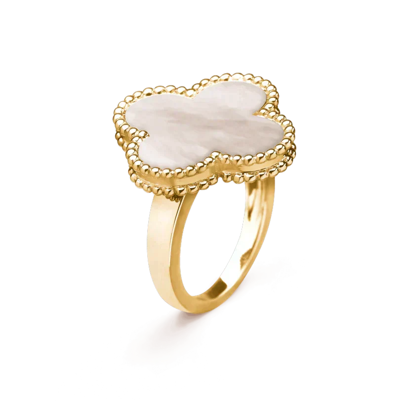 [Stars Jewelry]CLOVER WHITE MOP RING