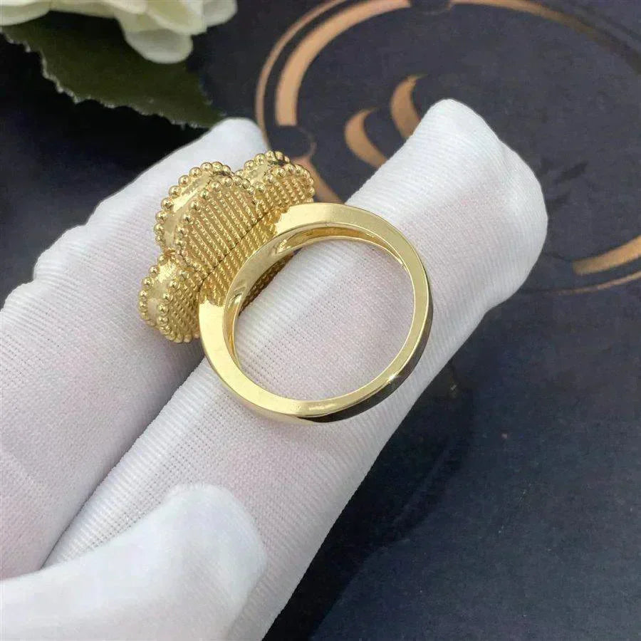 [Stars Jewelry]CLOVER WHITE MOP RING