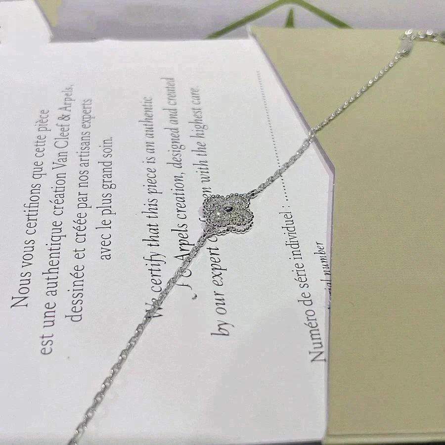 [Stars Jewelry]CLOVER  SINGLE FLOWER BRACELET SILVER