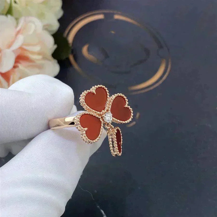 [Stars Jewelry]SWEET CLOVER CARNELIAN RING